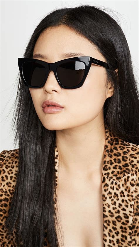 Saint Laurent Women's Kate Cat Eye Sunglasses 